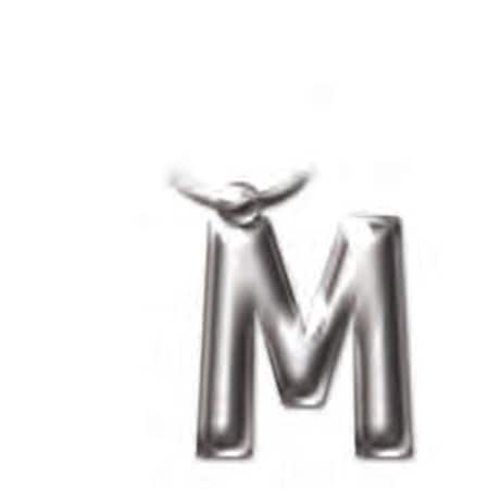 That Company Called If Solid Metal Initial Keyring - M 2213